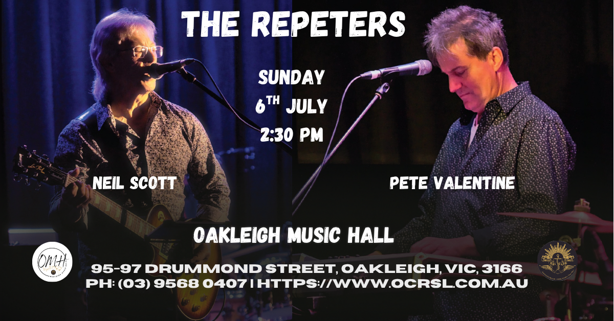 The Repeters performing at Oakleigh Music Hall
