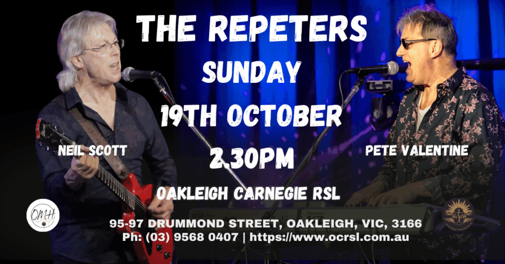 The Repeters @ Oakleigh Music Hall